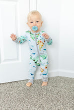 Load image into Gallery viewer, World Map Long Sleeve Romper