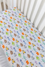 Load image into Gallery viewer, Zoomie Zots Crib Sheet