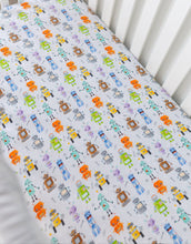 Load image into Gallery viewer, Zoomie Zots Twin Fitted Sheet Plus Pillowcase