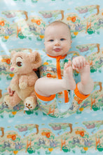 Load image into Gallery viewer, Sunny Safari Shorts Romper