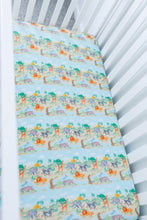 Load image into Gallery viewer, Sunny Safari Twin Fitted Sheet