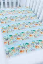 Load image into Gallery viewer, Sunny Safari Twin Fitted Sheet