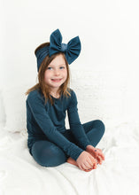 Load image into Gallery viewer, Stormy Sky Big Bow Headband