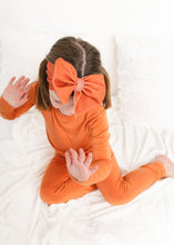 Load image into Gallery viewer, Pumpkin Pie Big Bow Headband