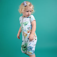 Load image into Gallery viewer, World Map Shorts Romper