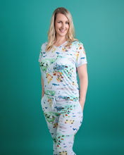 Load image into Gallery viewer, World Map Women's bottom pjs