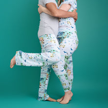 Load image into Gallery viewer, World Map Men's bottom pjs