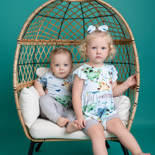 Load image into Gallery viewer, World Map 3-Piece Peplum Set