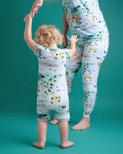 Load image into Gallery viewer, World Map Shorts Romper