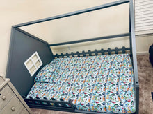 Load image into Gallery viewer, Tiny Town Twin Fitted Sheet Plus Pillowcase