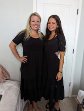 Load image into Gallery viewer, Nighty Night Black Maxi Dress