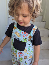 Load image into Gallery viewer, Scallywag Slumber 2-Piece Overalls