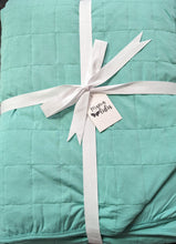 Load image into Gallery viewer, Minty Mint Quilted Blanket