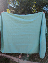 Load image into Gallery viewer, Minty Mint Quilted Blanket