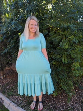 Load image into Gallery viewer, Minty Mint Maxi Dress