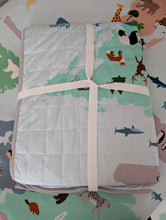 Load image into Gallery viewer, World Map Adult Quilted Blanket