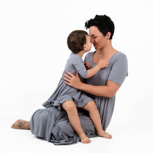 Load image into Gallery viewer, Groovy Grey Women's Maxi Dress