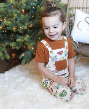 Load image into Gallery viewer, Cream Cocoa Cups Overalls