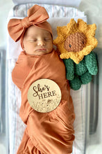 Load image into Gallery viewer, Pumpkin Pie Swaddle with Hat