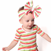 Load image into Gallery viewer, Christmas Stripes Girls Dress with bottoms