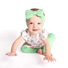 Load image into Gallery viewer, Garden Gnomes 3-Piece Peplum Set