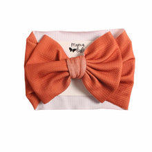 Load image into Gallery viewer, Pumpkin Pie Big Bow Headband