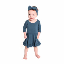 Load image into Gallery viewer, Stormy Sky Girls Dress with bottoms