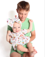 Load image into Gallery viewer, Grassy Green 2-Piece Shorts Pjs