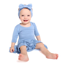 Load image into Gallery viewer, Steele Blue Girls Dress with bottoms