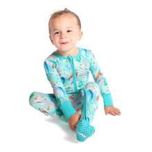 Load image into Gallery viewer, Ocean Oasis Long Sleeve Romper