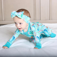 Load image into Gallery viewer, Ocean Oasis Long Sleeve Romper