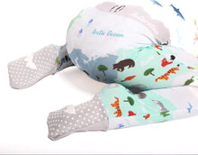 Load image into Gallery viewer, World Map Long Sleeve Romper