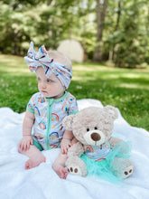 Load image into Gallery viewer, Rainbow Road Shorts Romper