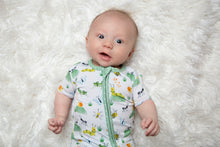 Load image into Gallery viewer, Busy Bugs Short Sleeve Rompers
