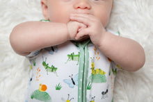 Load image into Gallery viewer, Busy Bugs Short Sleeve Rompers