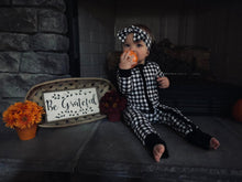 Load image into Gallery viewer, Buffalo Plaid Long Sleeve Romper