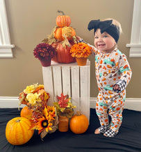 Load image into Gallery viewer, Fall Fun long sleeve Romper
