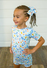 Load image into Gallery viewer, Sailing Seas 2-Piece Shorts Pjs