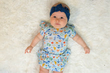 Load image into Gallery viewer, Sailing Seas Navy Blue Headband