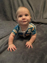 Load image into Gallery viewer, Bedtime Buddies Short Sleeve Romper