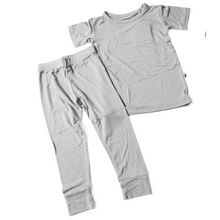 Load image into Gallery viewer, Goodnight Graphite 2-Piece Short Sleeve Pjs
