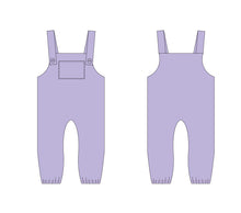 Load image into Gallery viewer, Lavender Lillies Pant Overalls
