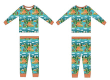 Load image into Gallery viewer, Camping Critters 2-Piece Long Sleeve Pjs
