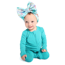 Load image into Gallery viewer, Tidal Teal Long Sleeve Romper
