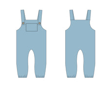 Load image into Gallery viewer, Steele Blue Overalls
