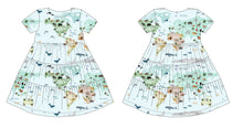 Load image into Gallery viewer, World Map Women&#39;s Maxi Dress
