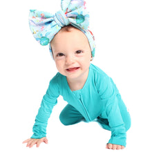 Load image into Gallery viewer, Tidal Teal Long Sleeve Romper
