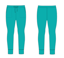 Load image into Gallery viewer, Tidal Teal Women&#39;s bottom pjs
