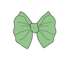 Load image into Gallery viewer, Grassy Green Bamboo Alligator clip Bows
