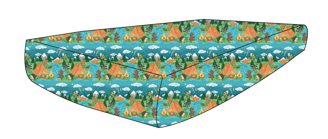 Camping Critters Crib Sheet